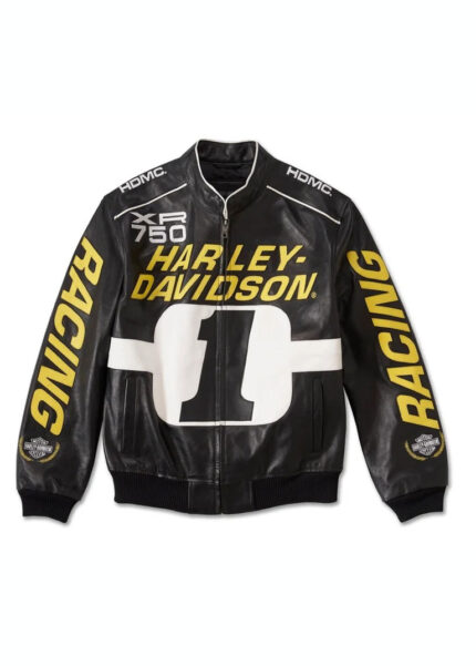 Handmade HARLEY DAVIDSON Biker Leather Jacket